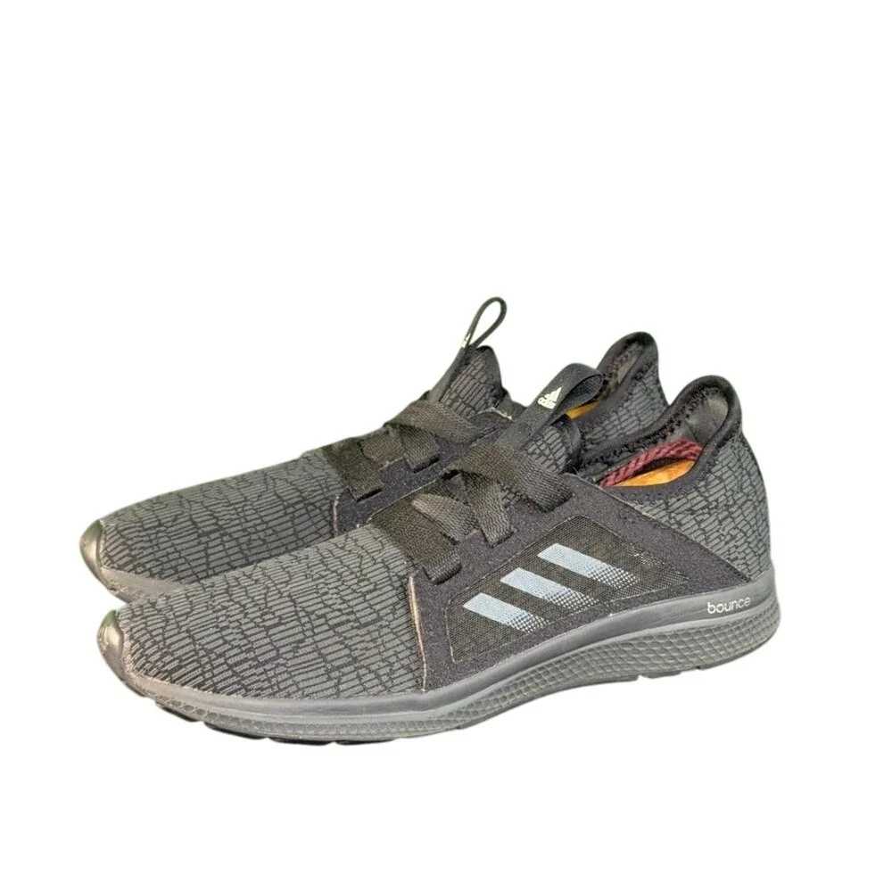 Adidas Edge Lux Black Solid Gray BA8297 Womens Running Shoes Sneakers Size 7.5‎